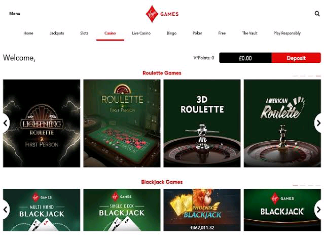 Virgin Games Casino