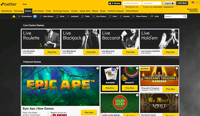 Betfair Casino