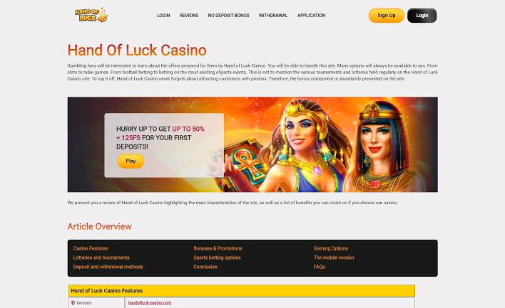 Hand Of Luck Casino