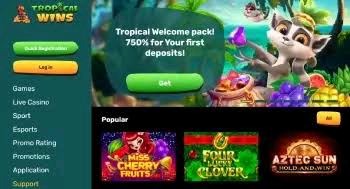 Tropical Wins Casino